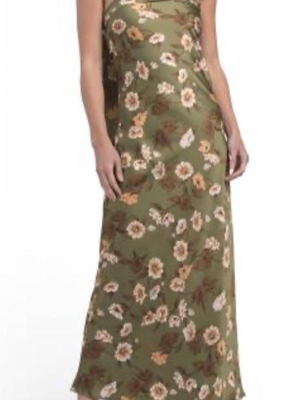 Sincerely Jules for Bandier Green and Khaki Dress